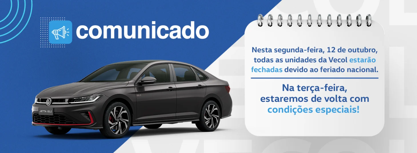 Comunicado Feriado - 12 de outubro de 2026