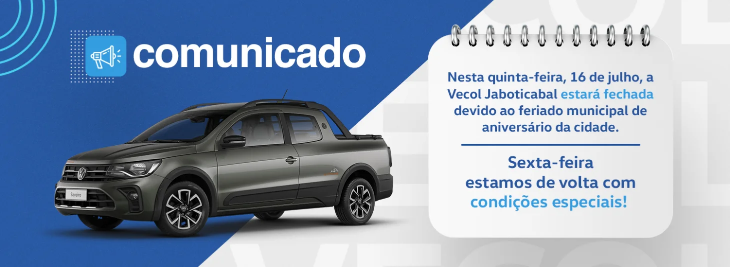 Feriado - 16 de julho - Jaboticabal 