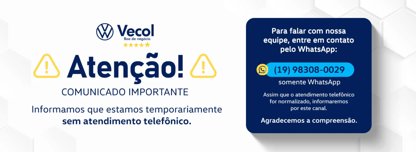 Comunicado -  Atendimento telefônico