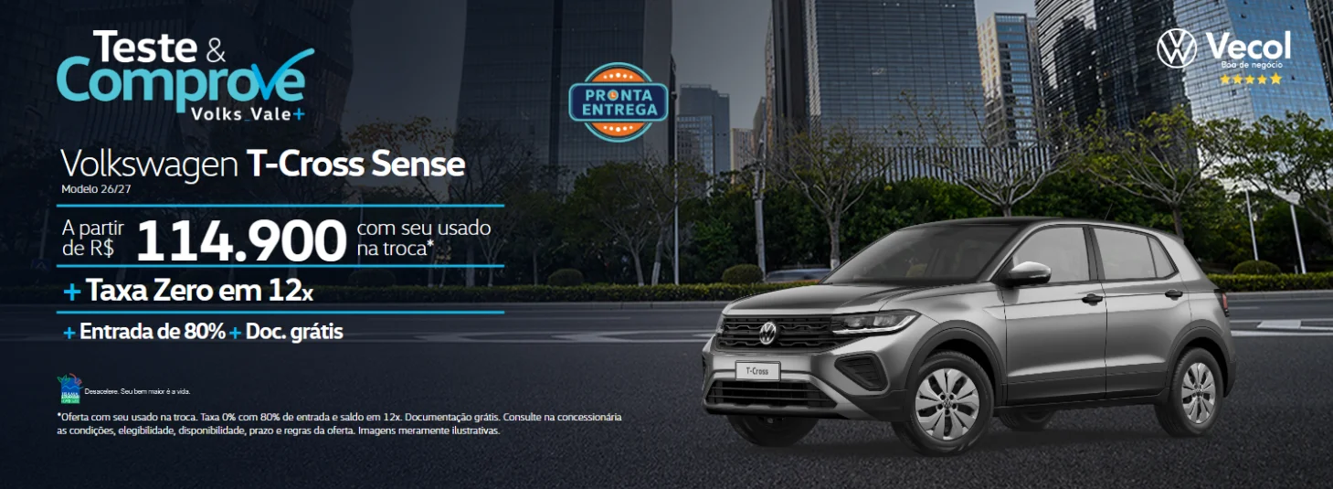 Teste & Comprove - T-Cross Sense - Vecol - Outubro 