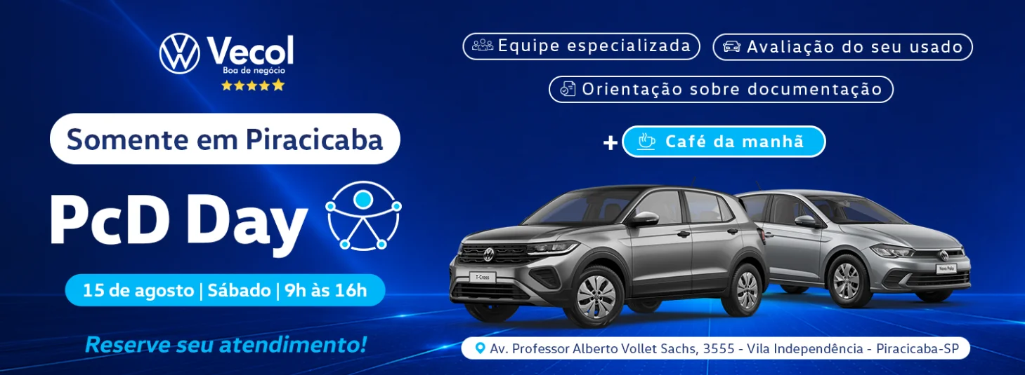 Vecol Piracicaba - PcD Day - 15 de agosto