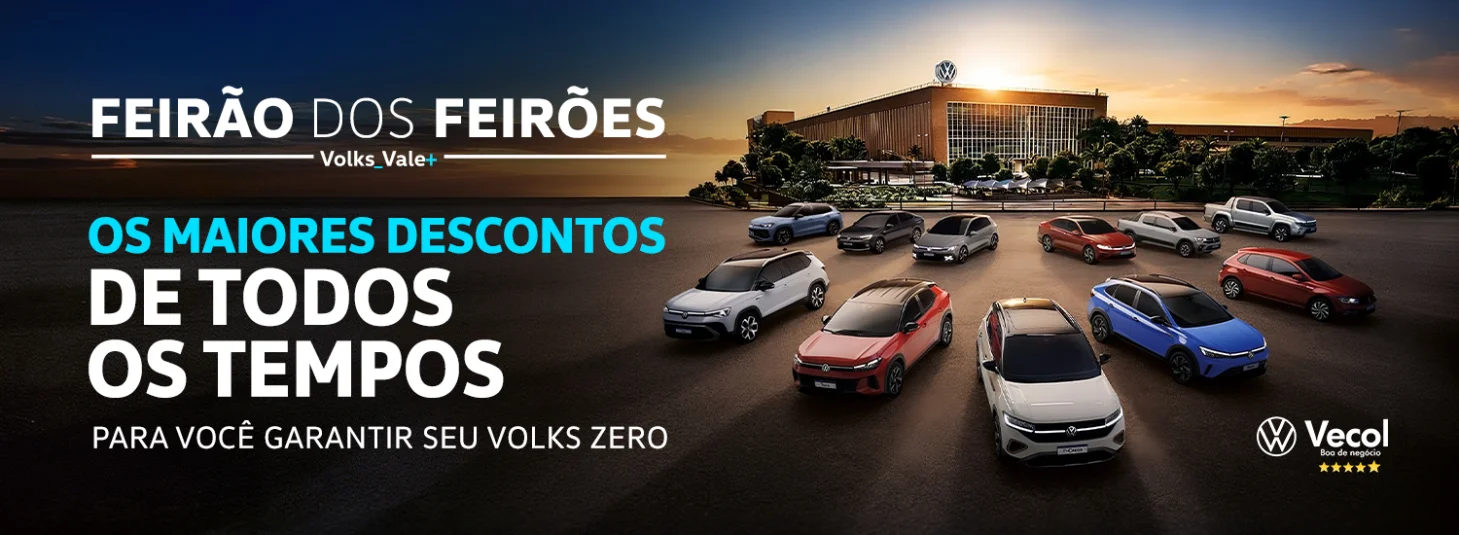 Feirão dos Feirões - Vecol Volkswagem - Julho 2026 